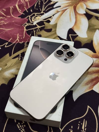 Apple iPhone 16 Pro Max 256Gb non pta JV 100% health