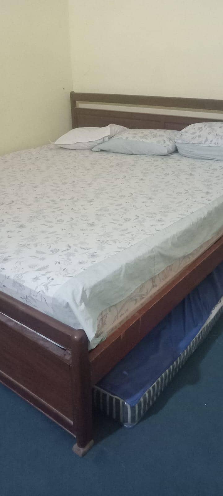 Bed with spring mattress 1