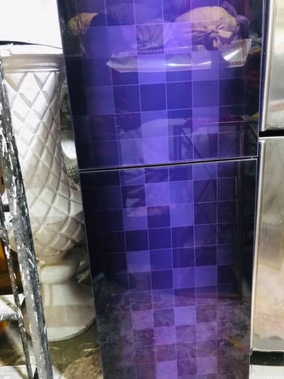 Waves Double Door Refrigerator | Stylish Purple Glass Door | Excellen