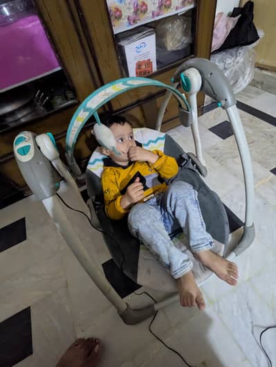 Mastela Deluxe Portable Baby Auto Swing | Jhoola