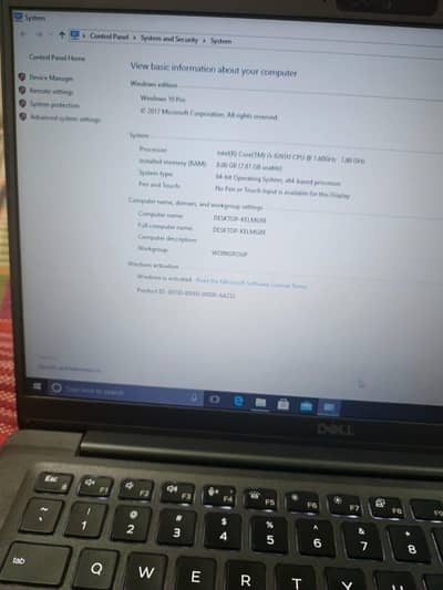 DELL LATITUDE CORE I5 8TH GEN 7400 MODEL 8GB 256GB