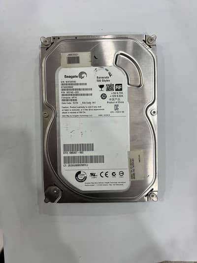 500GB Hard Disk 65% Health