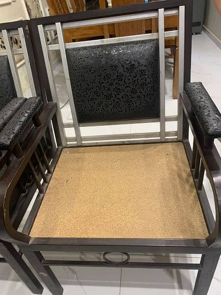 5 seater sofa set with table 6