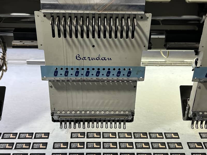 Barudan machine flate head 0