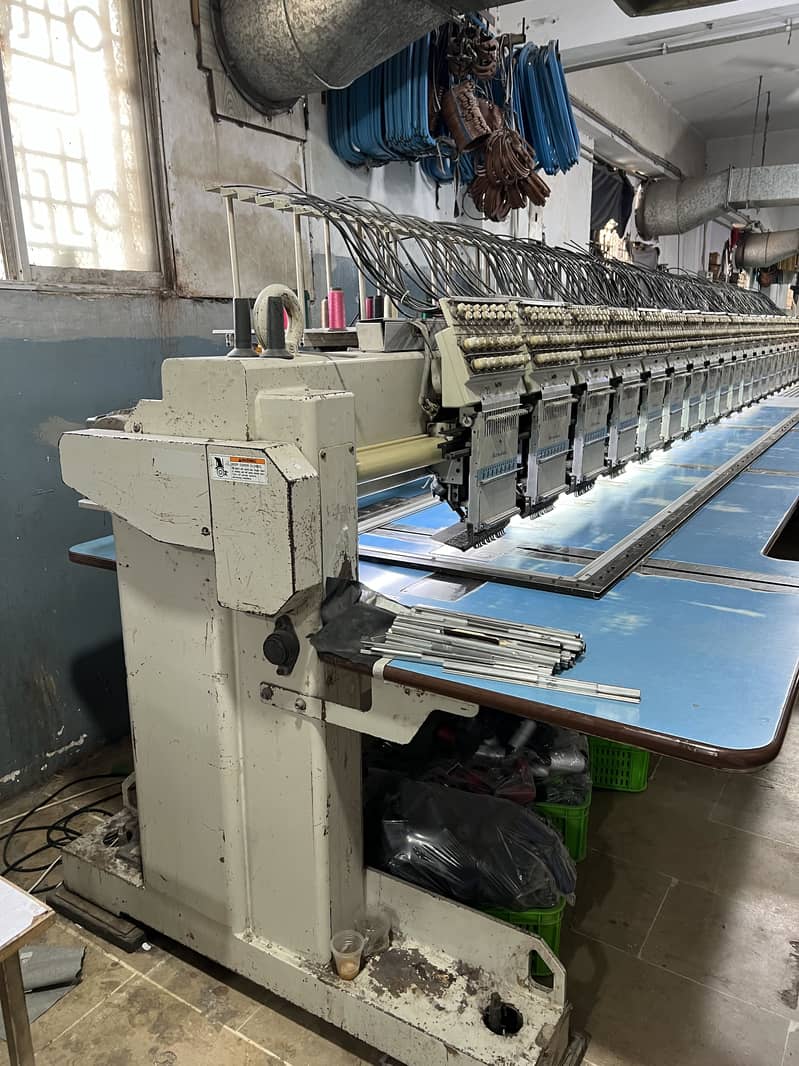 Barudan machine flate head 2