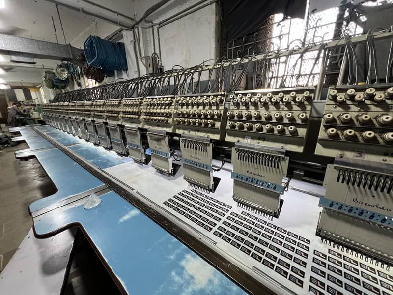 Barudan machine flate head 6