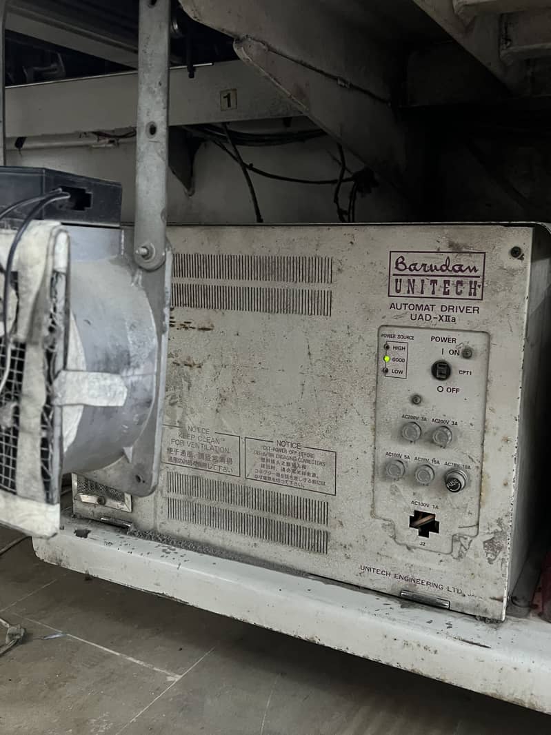 Barudan machine flate head 8