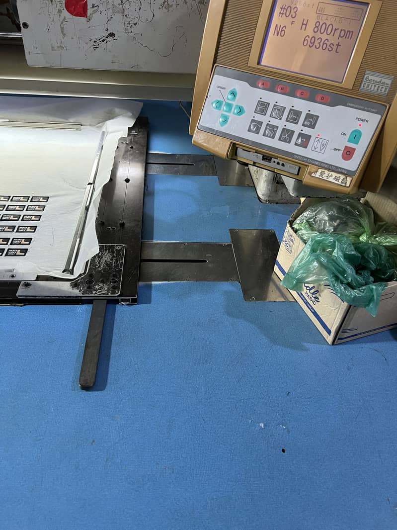 Barudan machine flate head 9