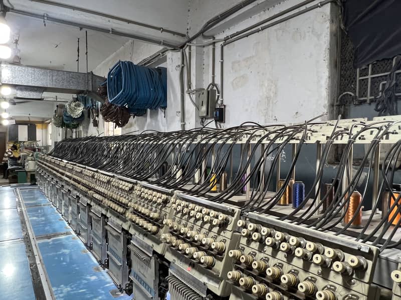 Barudan machine flate head 12