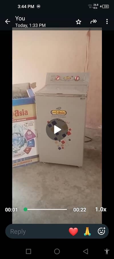 new washing machine