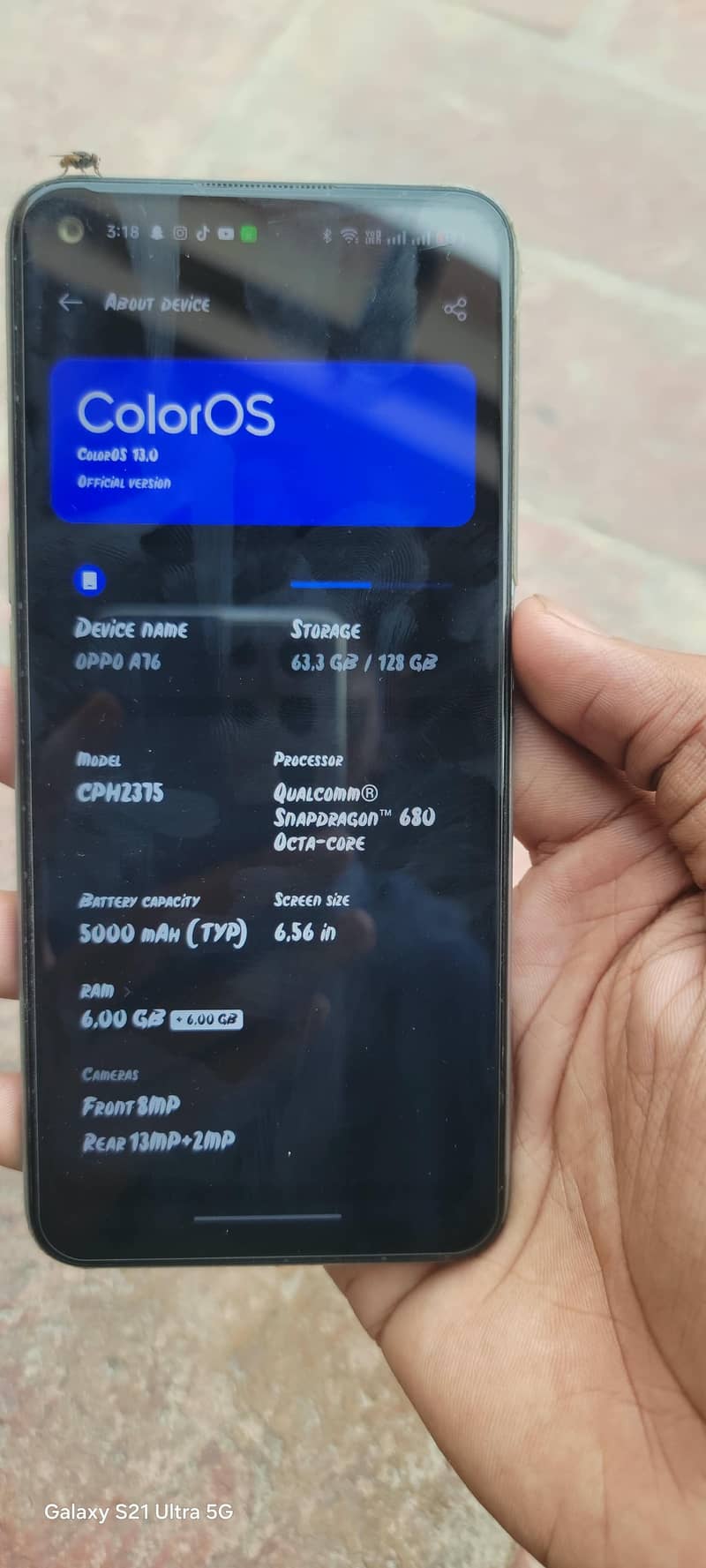 OPPO A76. [exchange possible) 2