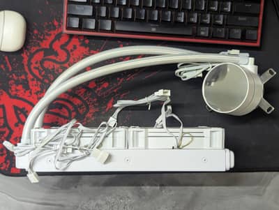 iwongou 240mm AIO Liquid Cooler White