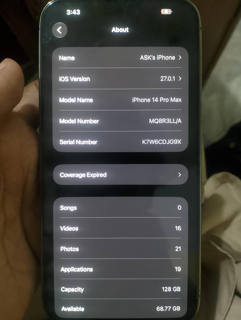 Apple iPhone 14 Pro Max Non 3