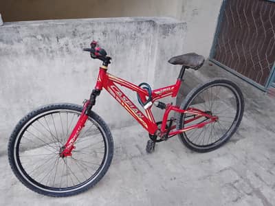 Caspian T30 26 Inch Mountain Bicycle - Red - Good Condition