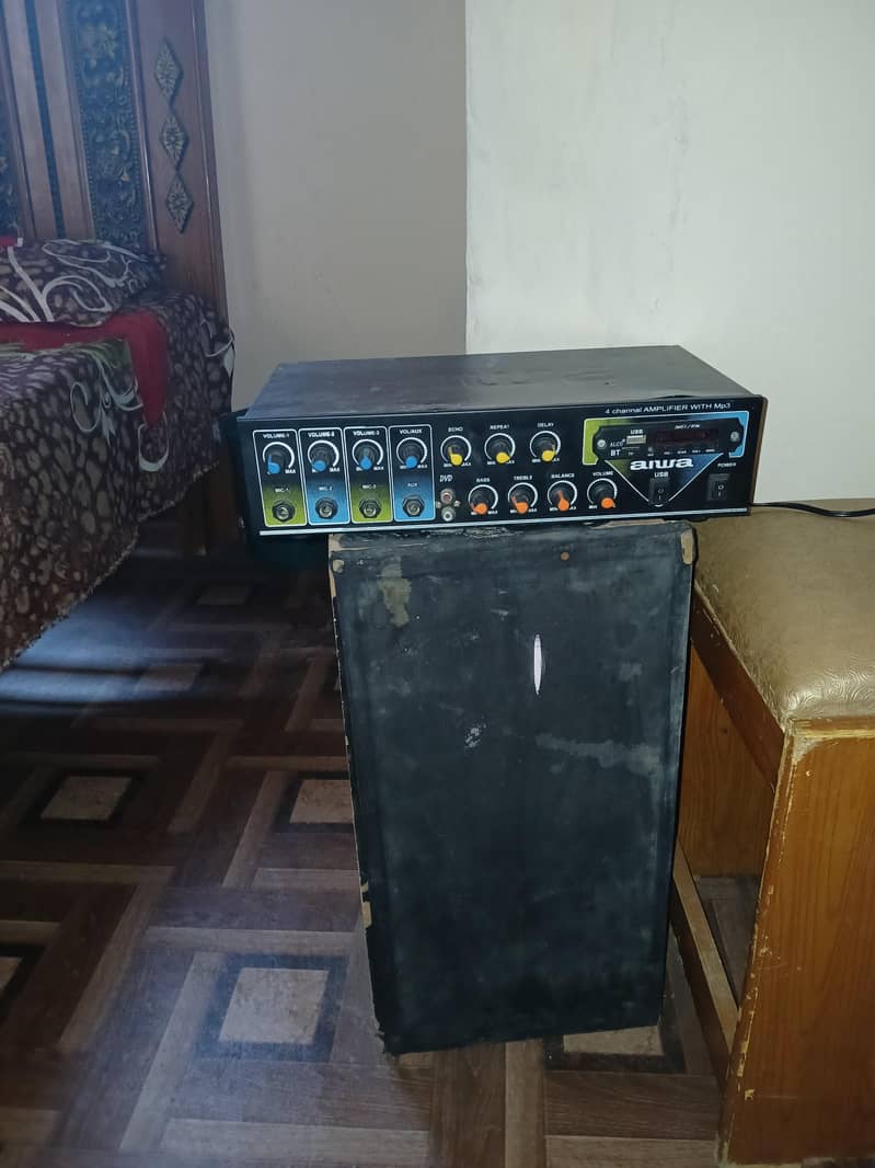 amplifier and speaker 0