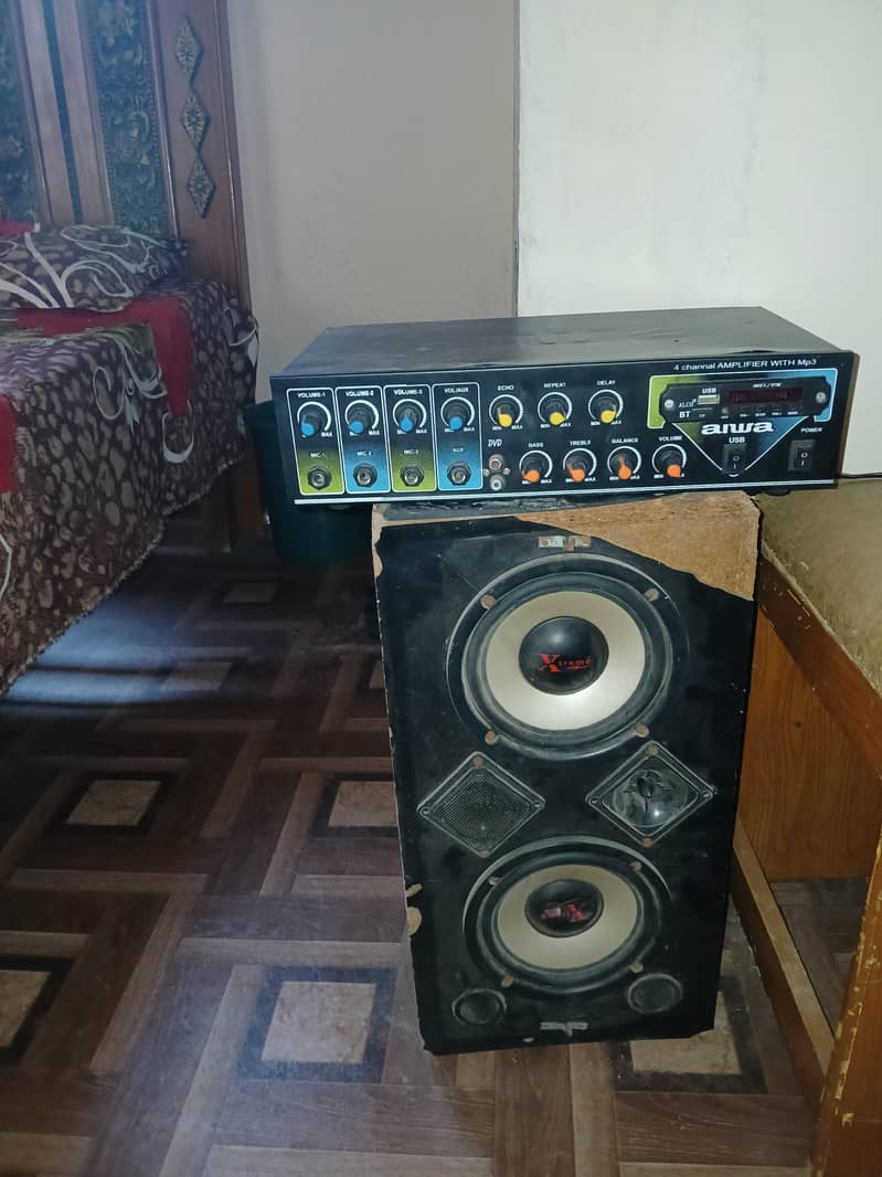amplifier and speaker 1