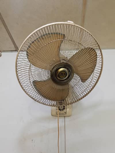 Bracket Fan available. . .