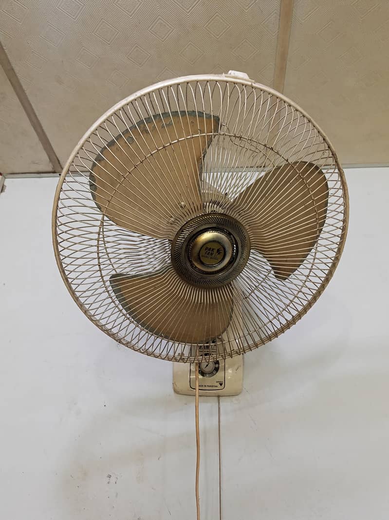 Bracket Fan available. . . 0