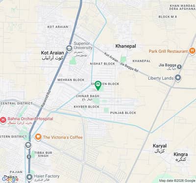 1 Kanal Residential Plot Available For Sale In Chinar Bagh Cooperative Housing Society Raiwind Road Lahore
