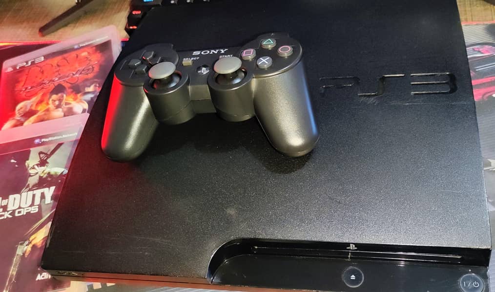 PS 3 Slim 34 Game's Installed - Jailbreak - Wireless Controller 2