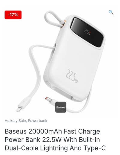 original beasus 20000mah power bank