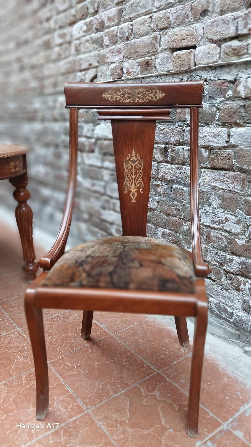 Chinioti Dining Table 6 Chair Set 5