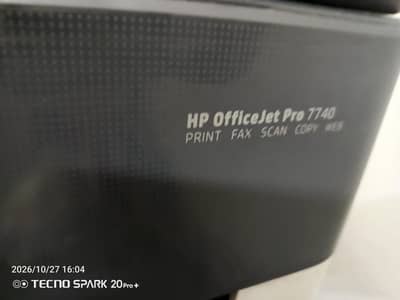 HP Officejet pro 7740 Printer for Sale
