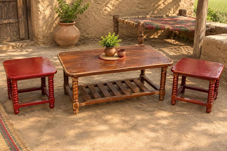 table with 2x tappai 0