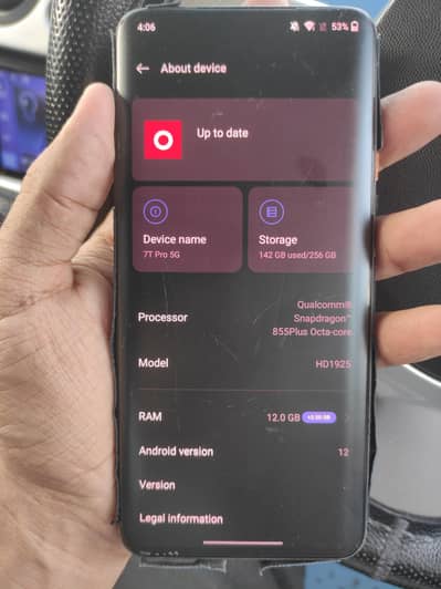 OnePlus 7t Pro McLaren 12/256 Non Pta