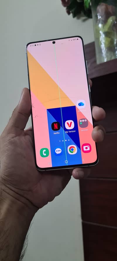 Samsung Mobile S21 UltrA 12.128gb NON PTA LINE minor break