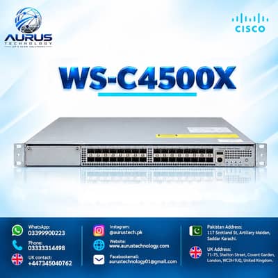 Cisco Catalyst Switches & Routers | WS-C2960X, C1000, C4500X, ASR1001