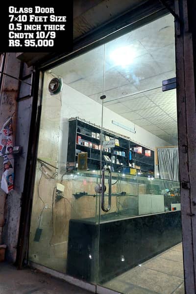 14mm Thick Glass Door BIG Size for Shops