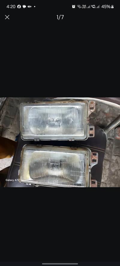 82 Corolla  Made In Japan lights