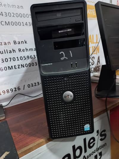Low End Computer with LCD, Keyboard and TP-Link Wifi device