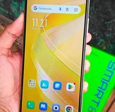 Infinix Smart 8 4+4/64 with box cable cover