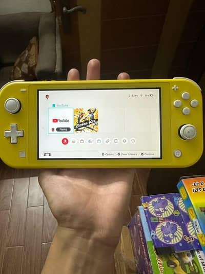 Nintendo Switch Lite Yellow - New | Cobra Kai Game + YouTube Included