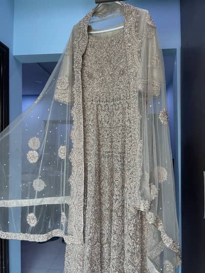 Bridal walima maxi one time wear just for few hours. Just like new