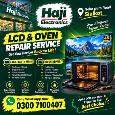 LCD / Oven Repair - Haji Electronics & Repair shop