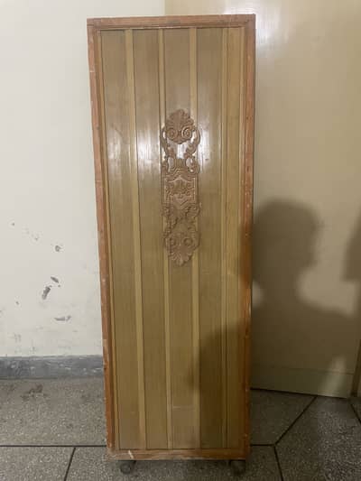 Wooden folding screen