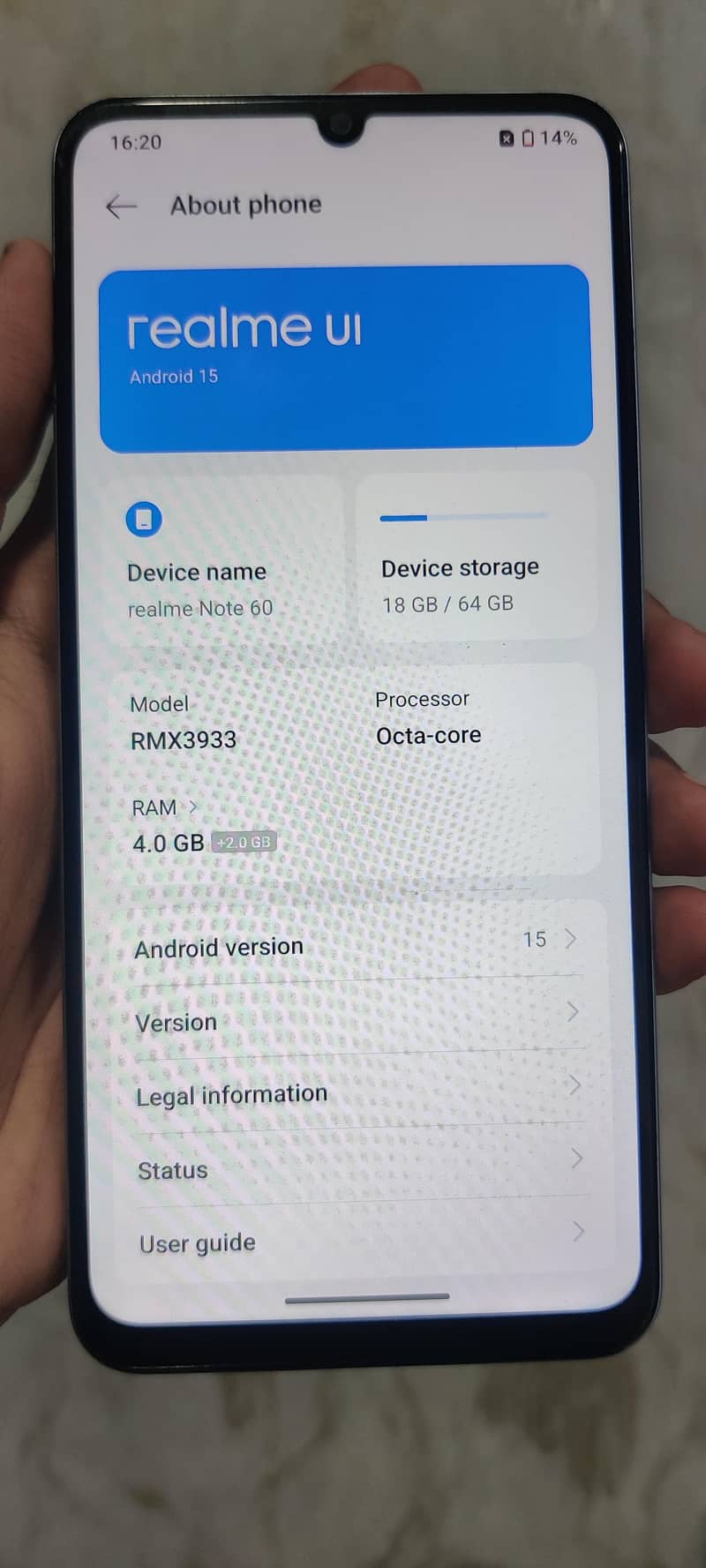 Realme Note 60 1