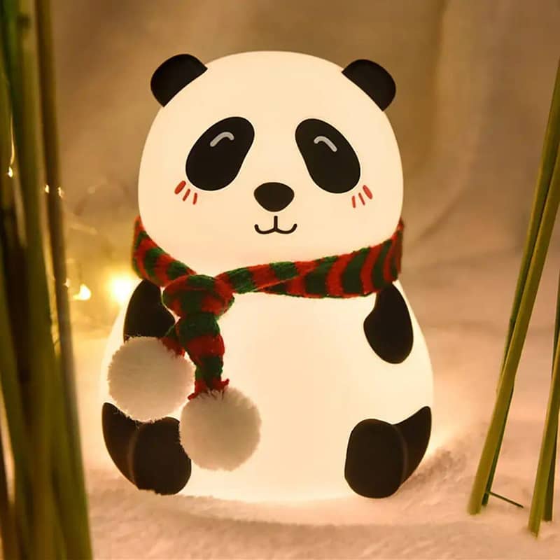 Rechargeable Panda Table Lamp Multicolor 0