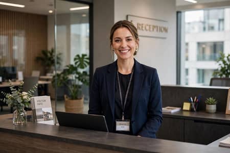 FEMALE RECEPTIONIST REQUIRED