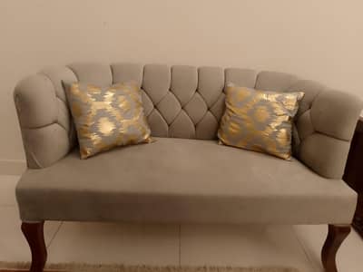 Gray sofa set