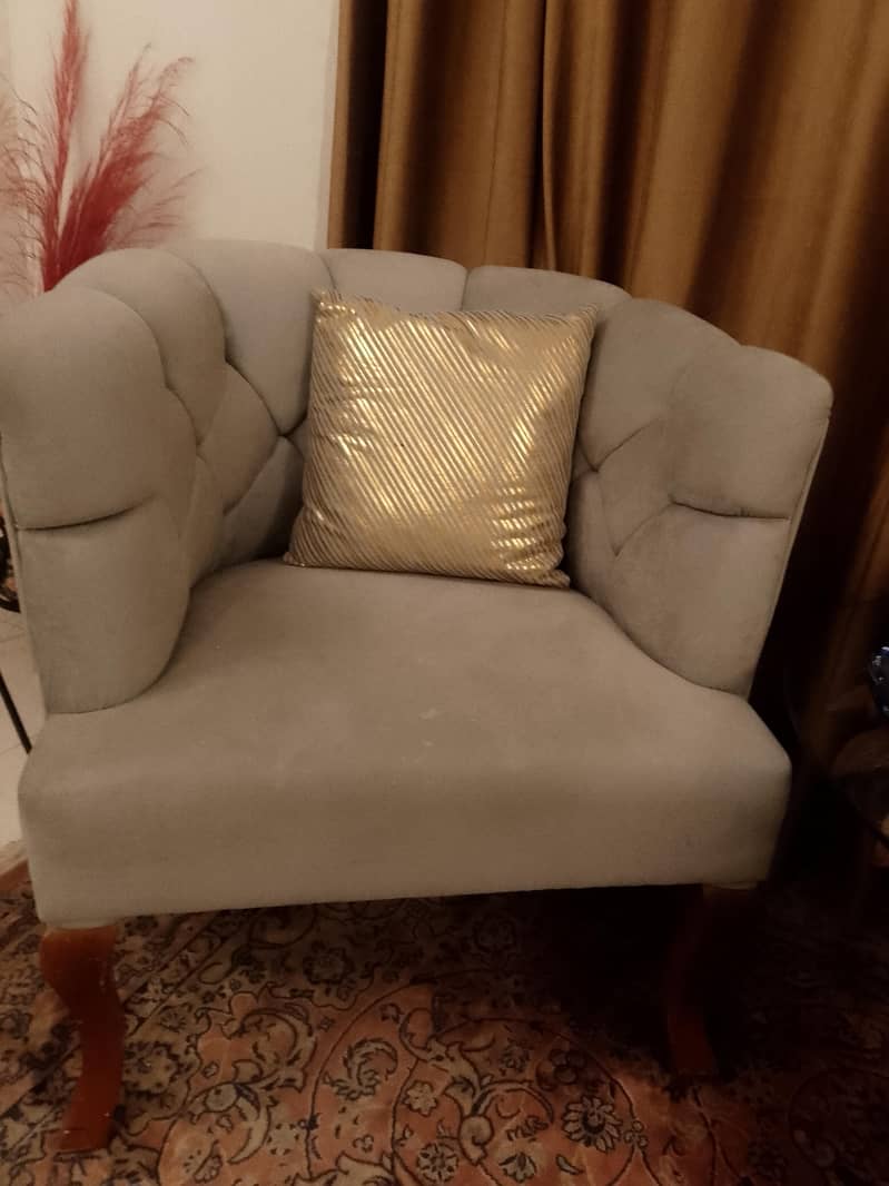 Gray sofa set 1