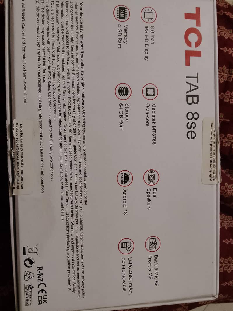 TCL TAB 8 SE 3