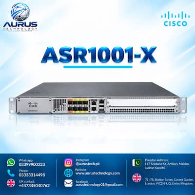 Cisco ASR1001-X Enterprise Router – High Performance Network Router