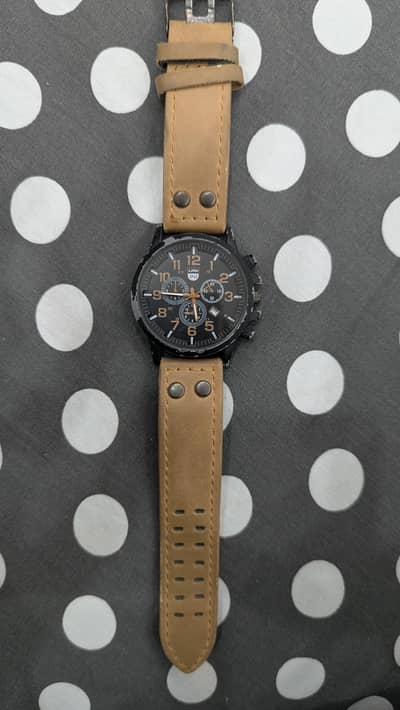 Leather Strap Watch