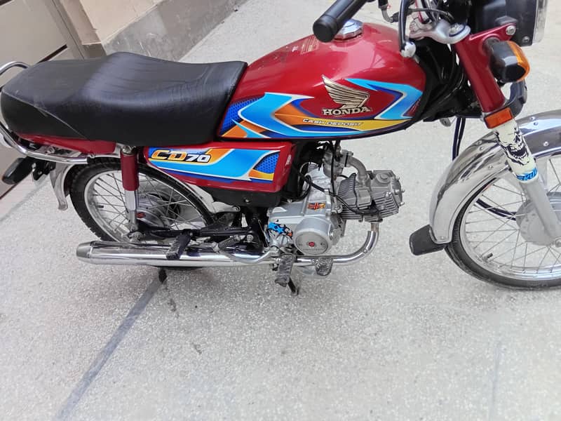 honda cd 70 full fresh condition in invoice every thing by hand ...