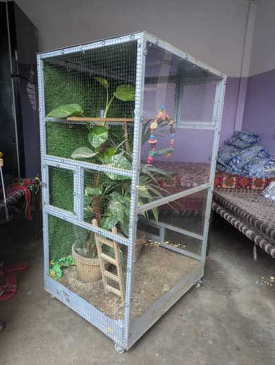 Fancy birds glass Cage for Sale