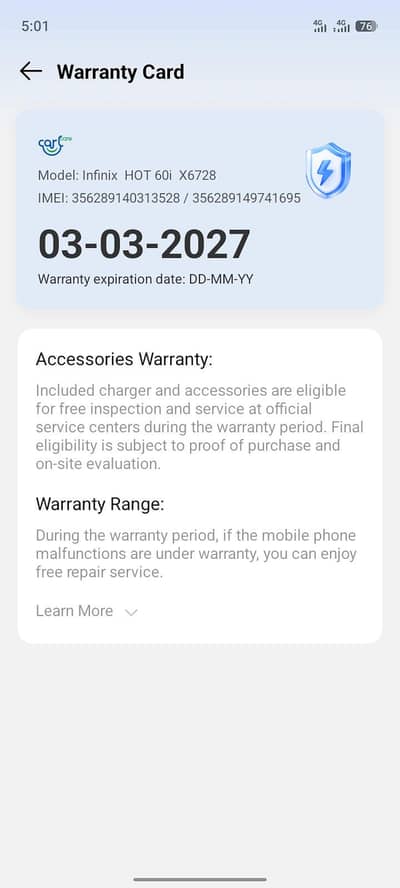 Infinix Hot 60i (8gb+256gb)